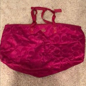 Pink Coach Bag